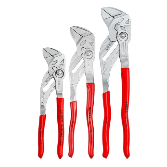 3 Pc Pliers Wrench Set (7 1/4", 10", 12")