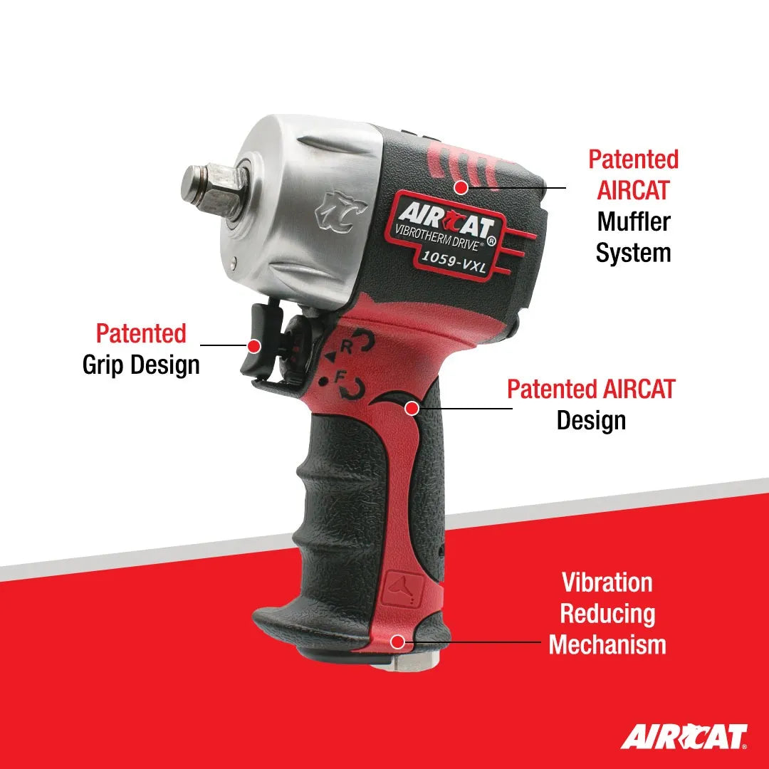 1059-VXL 3/8" Vibrotherm Drive® Composite Compact Impact Wrench