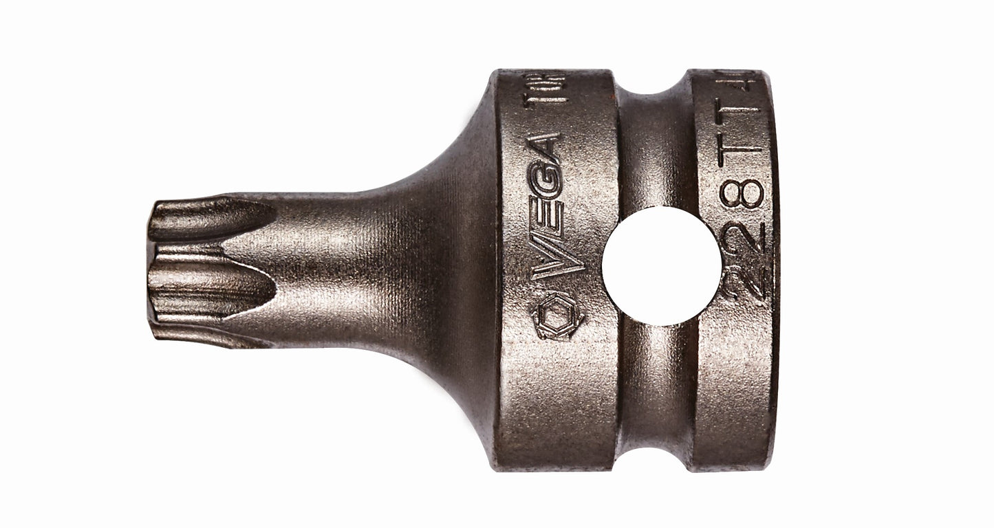 TORX Tamper 27 Socket Bit x 1 inch - 3/8 Square Drive