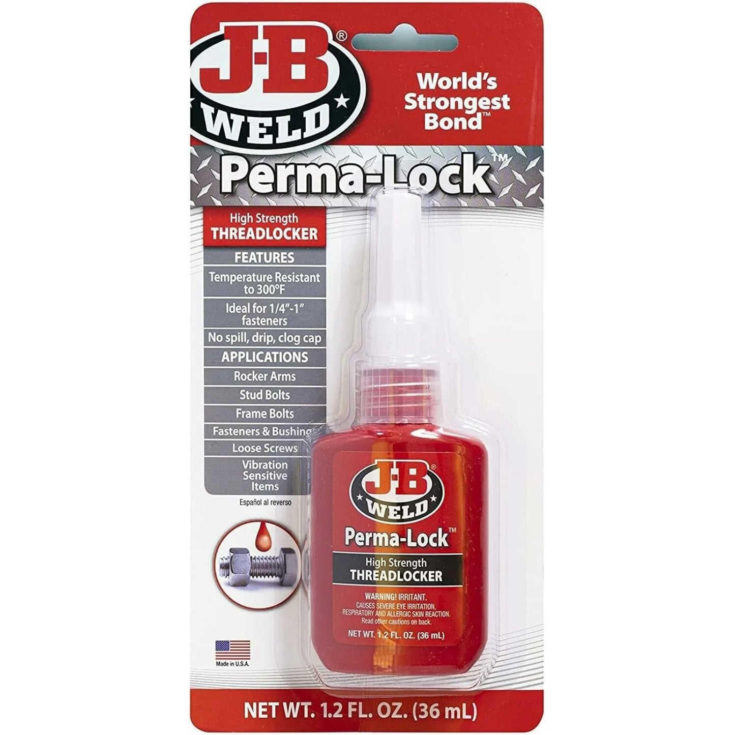 J-B Weld Perma-Lock High Strength Threadlocker