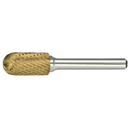 Alfa Tools Carbide Burr Cylindrical Double Cut Radius End