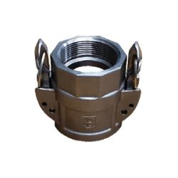 BUCHANAN RUBBER Cam and Groove Self-Locking Crimplok Coupler 6 PART D STAINLESS 316 SELF LOCKING