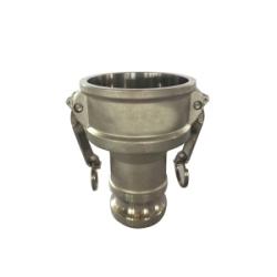 BUCHANAN RUBBER Cam and Groove Reducer Coupler 6 X4 PART D STAINLESS 316 REDUCER