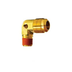 CHAMPION BRASS 90 deg Elbow 3/4 X 1/2 45 FLARE 90 ELBOW- TB to MPT