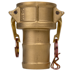 Cam and Groove Coupler 4 PART C BRASS -LP