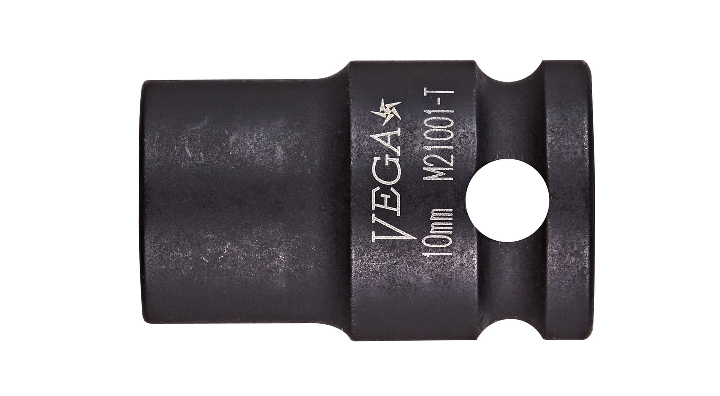 3/8 Square Drive 12mm Magnetic Impact Socket Standard Length Thin Wall