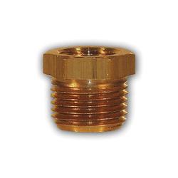 Hex Bushing 1/4 X 1/8 MIP X FIP BS BUSHING Brass