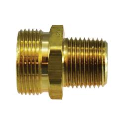 MID-AMERICA FITTINGS Adapter 1/2X3/8 HOSE END ADAPTER Brass