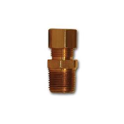 MID-AMERICA FITTINGS Adapter 1/2X1/2 COMP SAE MA CONNECTR Brass