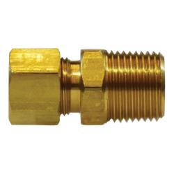 MID-AMERICA FITTINGS Adapter 5/8 X 1/2 SAE MALE CONN Brass