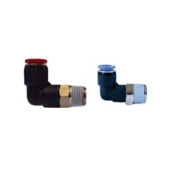 CHAMPION BRASS 90 deg Swivel Elbow 8MM X 1/8 PLASTIC PP SWVL MALE ELBOW