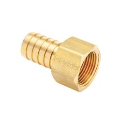MID-AMERICA FITTINGS Rigid Adapter 1/2 HID X 1/2 FPT FE HOSE BARB Brass
