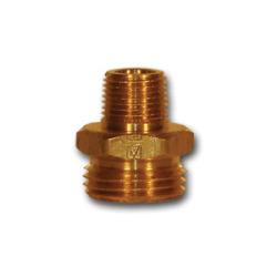 MID-AMERICA FITTINGS Rigid Adapter 3/4MHT X 3/4MPT-1/2FPT GARDEN Brass