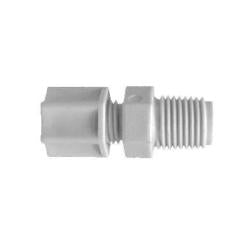 Adapter 3/8 X 3/8 COMPXMIP WHT NYLN ADPT