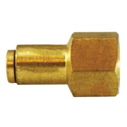 Straight Connector 3/8 X 3/8 PUSH-IN X FIP ADAPTER Brass