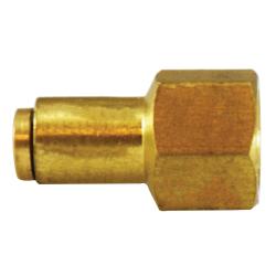 Straight Connector 1/8 X 1/4 PUSH-IN X FIP ADAPTER Brass