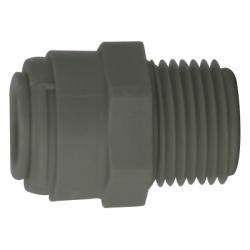 Adapter 1/4 X 1/8 PLASTIC P-IN X MIP ADP