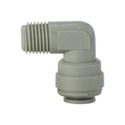 90 deg Fixed Elbow 3/8 X 1/4 PLSTC P-IN X MIP ELBOW
