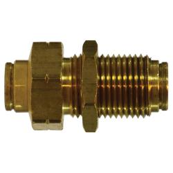 Bulkhead Union 1/8 PUSH-IN BULKHEAD UNION