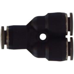Union Wye Connector 1/4 PUSH-IN Y ADAPTER
