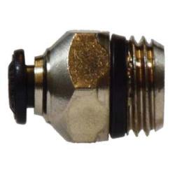 Straight Adapter 5MM OD X 1/8 MIP ADAPTER N-PLTD Brass