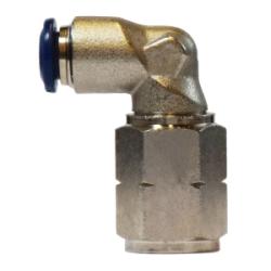 90 deg Swivel Elbow 3/8 X 1/8 P-I X FIP ELBOW N-PLTD
