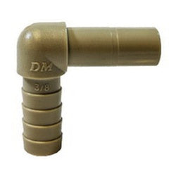 Elbow 3/8 STEM X 3/8 HB PLSTC ELBOW