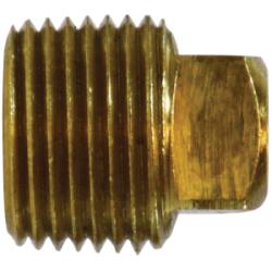 Barstock Square Head Plug 3/8 SQ HD BARSTOCK PLUG Brass