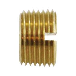 Slotted Head Plug 1/4 BRASS SLOTTED PLUG