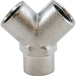 Wye 1/4 FEMALE WYE Brass