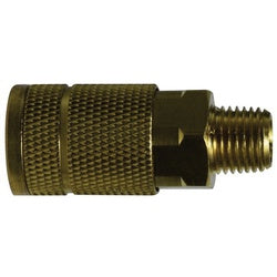 Parker Tru Coupler 1/8 MIP PARKER TRU BRASS COUPLER