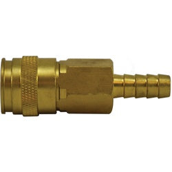 Universal Hose ID Coupler 1/4 HOSE BARB UNIV. BRASS COUPLR