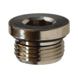 Countersunk Sealed Plug 1/4 BSPP N-PLTD C/S SEALED PLUG Brass