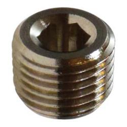 Countersunk Hex Plug 1/4 BSPT C/S HEX PLUG Brass