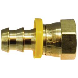 Adapter 3/8X1/2 POHB X F 45/37 FL SWVL