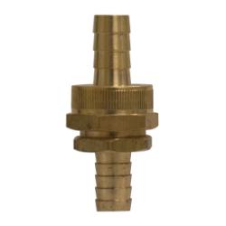 Coupling Set 5/8 GH SHORT SHANK SET W/ HEX NUT Brass