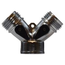Wye Connector 3/4 GH Y ZINC CONN W/2 LEVERS