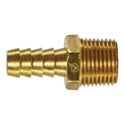 Rigid Adapter 3/8 X 3/4 BARB X MIP ADAPTER Brass