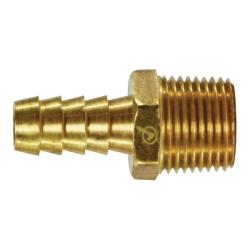 Rigid Adapter 1/4 X 3/4 LEAD-FREE BARB X MIP ADPT Brass