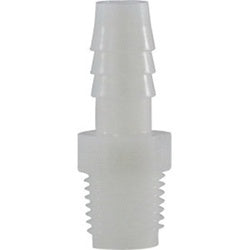 Adapter 1/4 X 1/4 HB X MIP WHT NYLN ADPT
