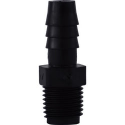 Adapter 1/2 X 1/2 HB X MIP BLK POLY ADPT