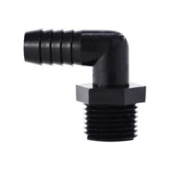 90 deg Elbow 1/4 BARB X 1/2 MIP PE ELBOW