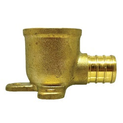 90 deg Drop Ear Elbow 1/2PEX x1/2 FIP DROP EAR LF BRASS 90