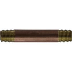 Nipple 1/4 X 4-1/2 XH RED BRASS NIPPLE