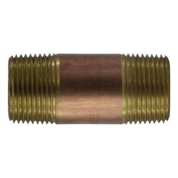 Pipe Nipple 1 X 12 LEAD-FREE EH BRASS NIPPLES