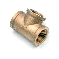 Reducing Tee 1-1/4 X 1 LF DOMESTIC BRASS TEE