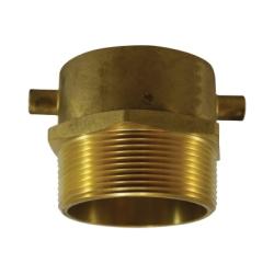 Fire Hose Swivel Adapter 2-1/2 NST X 3 NPT SWIVEL ADAPTER Brass