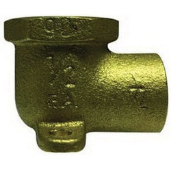 90 deg Drop Ear Elbow 3/4 SWT X 3/4 FIP BRASS DROP EAR 90