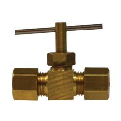 Needle Valve 3/16 COMP X COMP NEEDLE VALVE