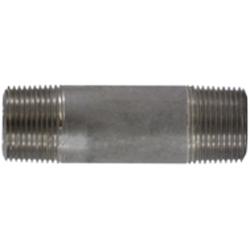 Seamless Pipe Nipple 1 X 3-1/2 SC80 304SS SEAMLESS